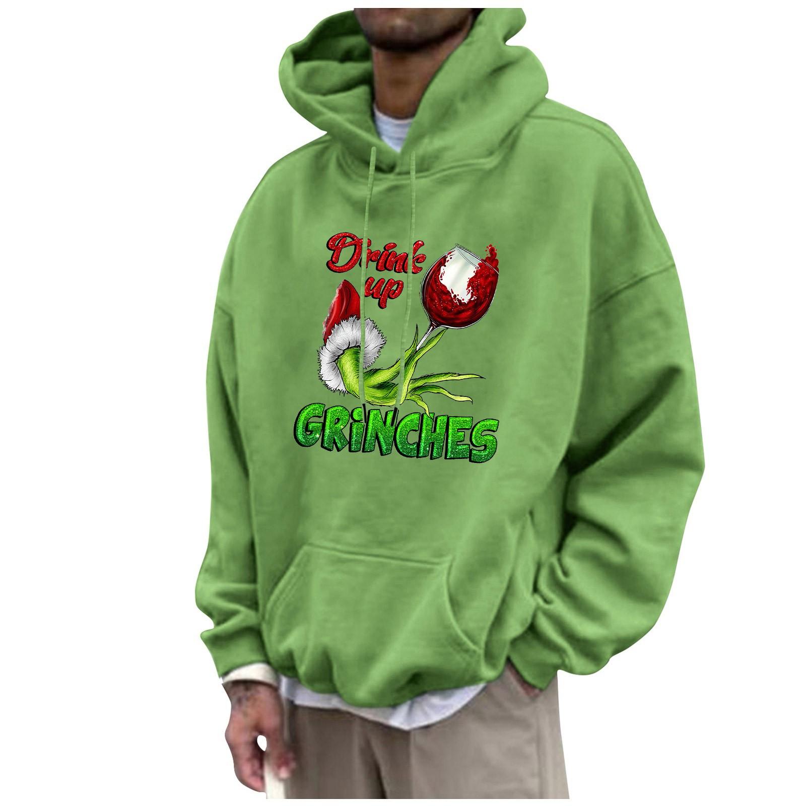 

Мужская мода, свободная повседневная толстовка с длинным рукавом и свободным воротником, повседневный топ, пуловер с длинными рукавами, толстовка XXXXL зелёный