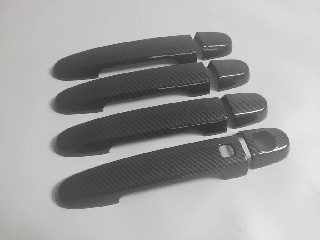 Compatible Carbon Fiber Pattern Door Handle & Bowl for 2005-2009 Toyota Ractis NCP100
