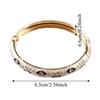 Colorful Demon Eyes Bangle Hip Pop Hand Bracelet Cool Enamel Bangle  Gift