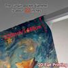 Modern Flat Printing Curtains Without Rod Starry Fox Versatile Fabric Room Decor Semi Sheer Set Of 2 Made Polyester