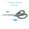 LIVINGO Scissors, Sharp Titanium-Coated Non-Stick Blades for Cutting Tape, Cardboard, and Fabric, Cuts 16 Layers of Fabric, Forged Stainless Steel Wit