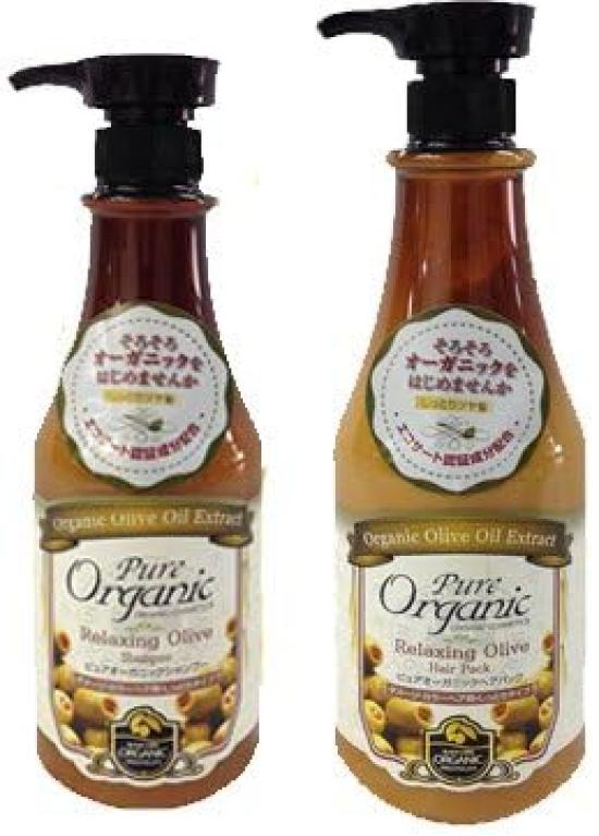 

Pure Organic Relaxing Olive Shampoo 750ml Hair Pack 1000ml Set