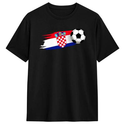 2026 Croatia Football T Shirt Summer 100 Cotton T Shirts For Unisexs Custom Diy Tshirt Shortsleeved Streetwear Top Tees
