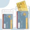 1pcs Transparent PVC Bank Bus Credit Card Holder Cover Storage Card & ID Holders Womem Men Kid's Card Protector Cover Wallet