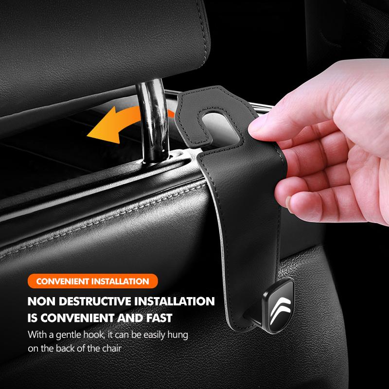 Auto Rücksitz Aufbewahrung Hängehaken Handtaschen Kleiderhalter Für Citroen C4 C3 C5 C1 C2 C6 VTS C4L DS3 DS4 DS5 Grand Berlingo