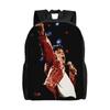 Michael Jackson King of Pop MJ Rucksack Trainingsrucksäcke Damen Herren Bunt Groß Schulrucksäcke Streetwear Rucksack