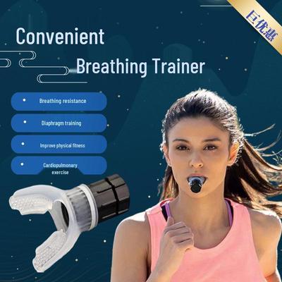 Dual-Use Portable Breathing Trainer for Running, Yoga, and Swimming