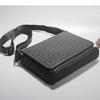 Factory price direct sales leather woven versatile shoulder messenger bag fashion casual messenger bag Korean version hijab business tide bag