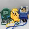 Adventure Time Beemo BMO Plüschrucksack für Kinder mit weichem Griff und geräumigem Design