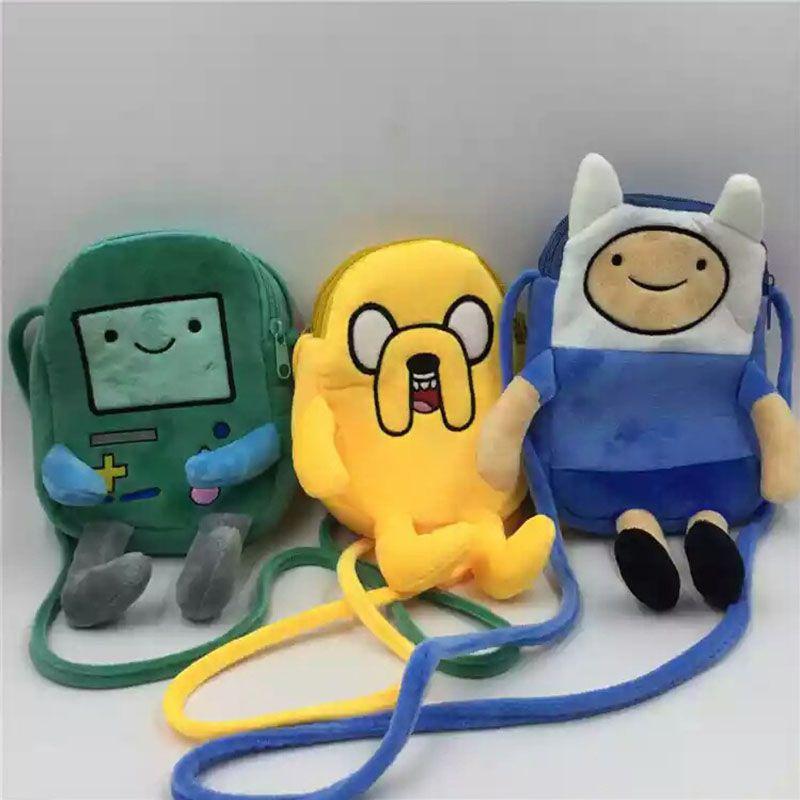 Adventure Time Beemo BMO Plüschrucksack für Kinder mit weichem Griff und geräumigem Design