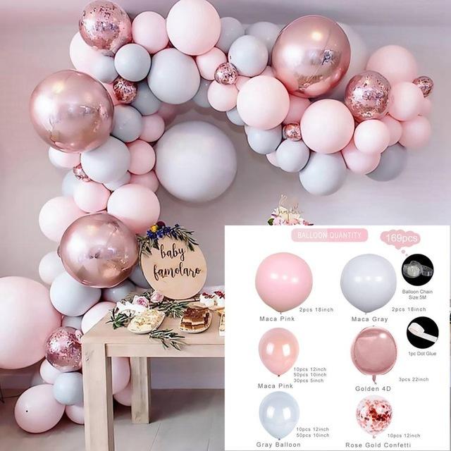 Balloon Chain Set Confession Engagement Balloon Set Opening Birthday Scene Arrangement Balloon