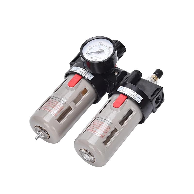 BFC2000 BFC3000 BFC4000 1/4 3/8 1/2 Air Compressor Oil Water Separator Filter Regulator Preparation Unit FRL Combination