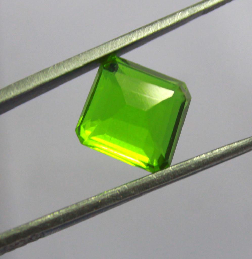 8.15 Carat Amazing Offer Yellow Alexandrite Emerald Shape Certified Russia Gemstone SN504