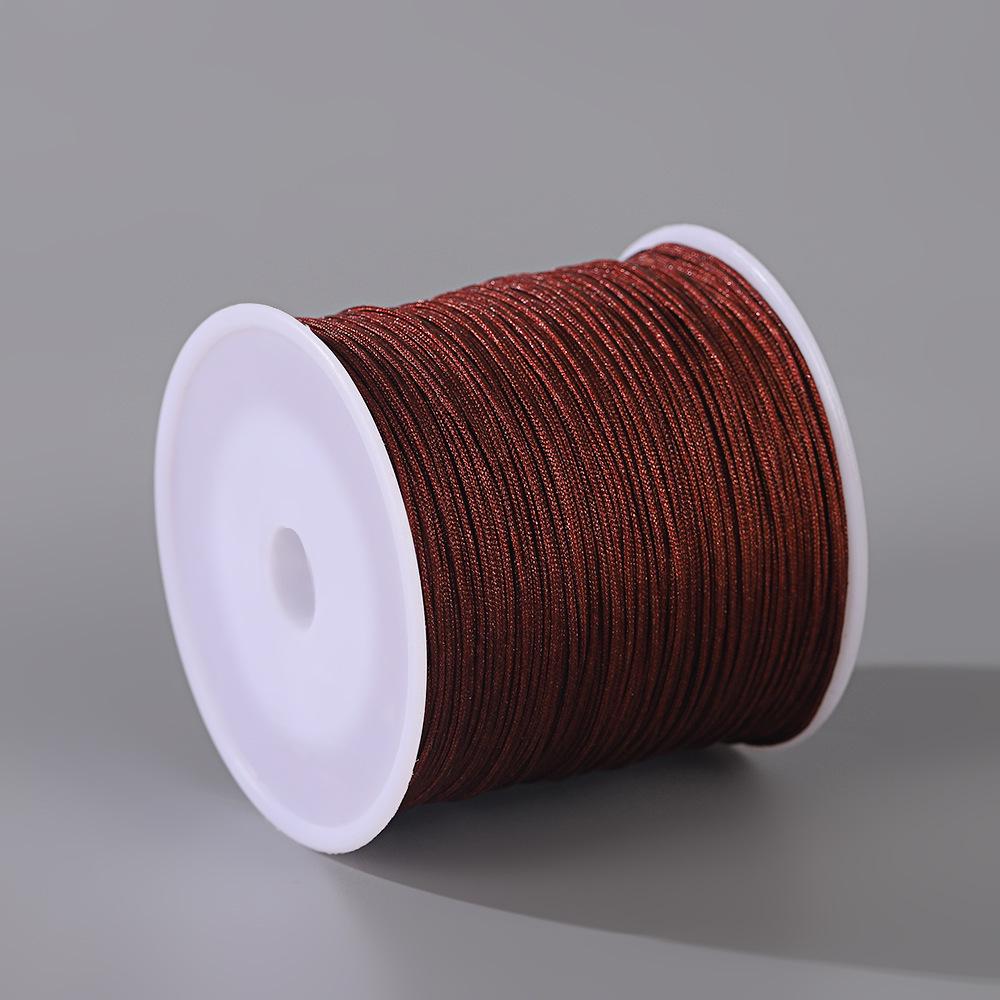 Fatto a mano No. Filo di Giada 72 - Cordino Resistente all'Usura da 0,8 mm per Artigianato di Gioielli, Corda per Mani, Braccialetti, Collane Fai-da-Te, 50m