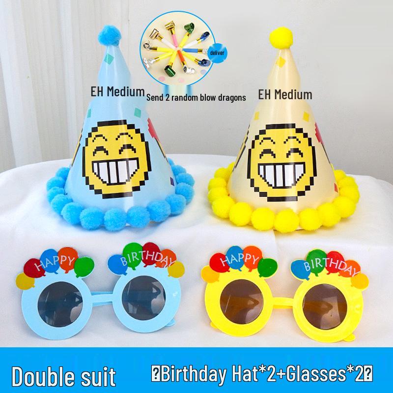 2025 Birthday Hat for Kids & Adults - First Birthday Party, Photo Props, Cake Hat