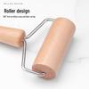 Beech Wood Double-Handled Rolling Pin for Baking and Dumpling Dough