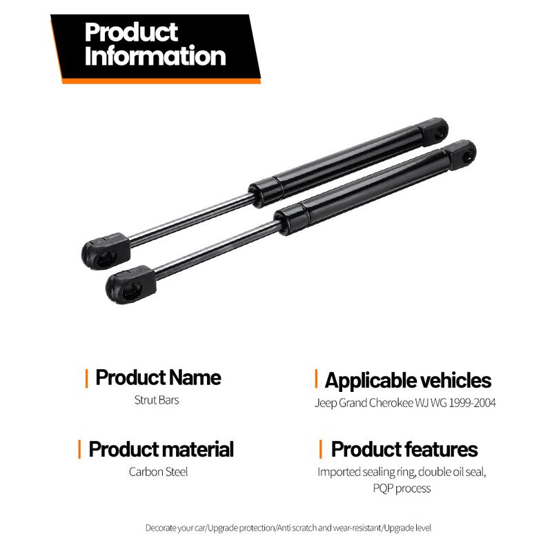 Motorhauben-Stützdämpfer für Jeep Grand Cherokee WJ WG 1999-2004 2 Stück Gasdruckfedern Stange 55136764AA