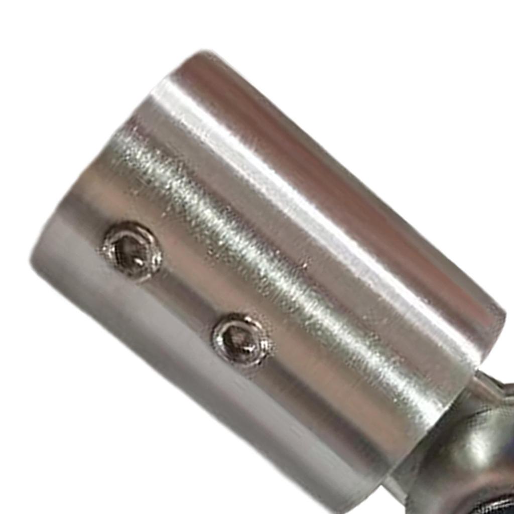 Adjustable Stainless Steel Rod Connector for Shower And Window Installation