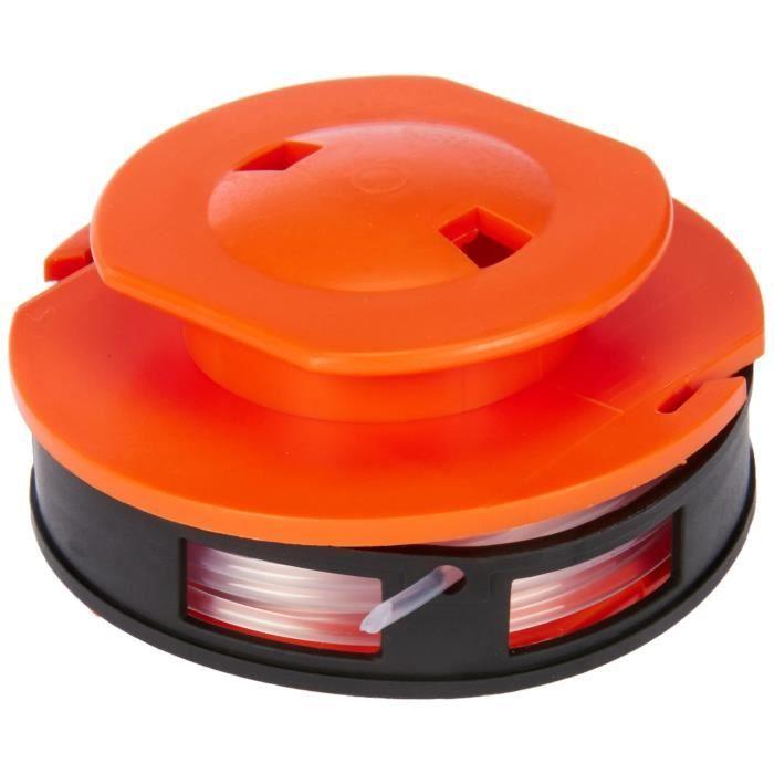 Nylon Thread Spool - BLACK &; DECKER - Trimmer Accessories - Length 5.5m - Orange