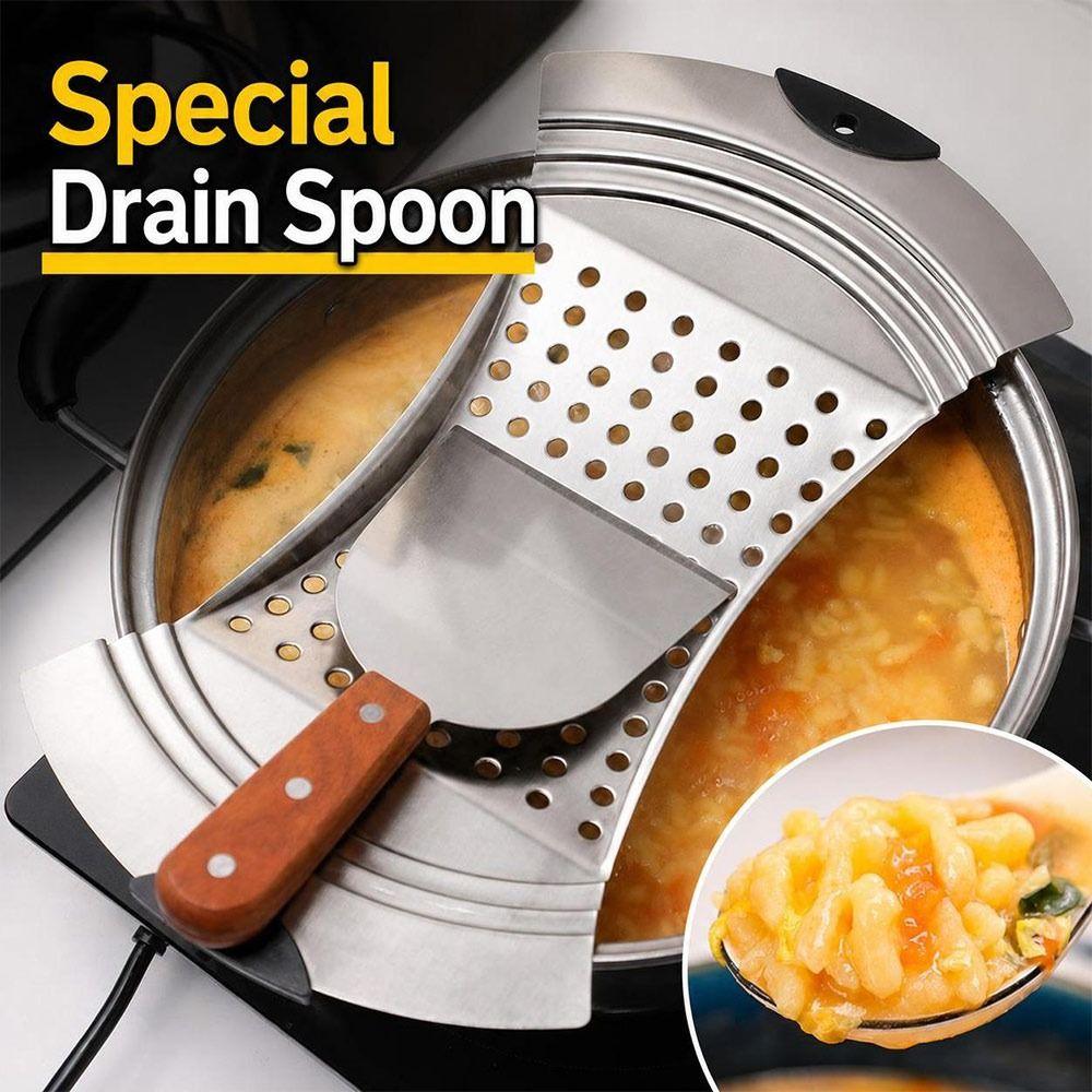 Pot-Mounted Dough Drop Maker Stainless Steel Soup Noodle Maker Noodle Strainer Board Soup Making