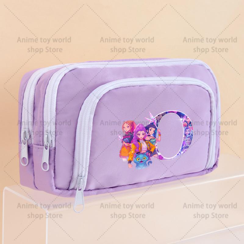 Kpop Dämonenjäger Federmäppchen Cartoon Kawaii Mädchen Stiftebox Stifthalter Tasche für Schüler Schulanfang Schreibwaren Geschenkartikel