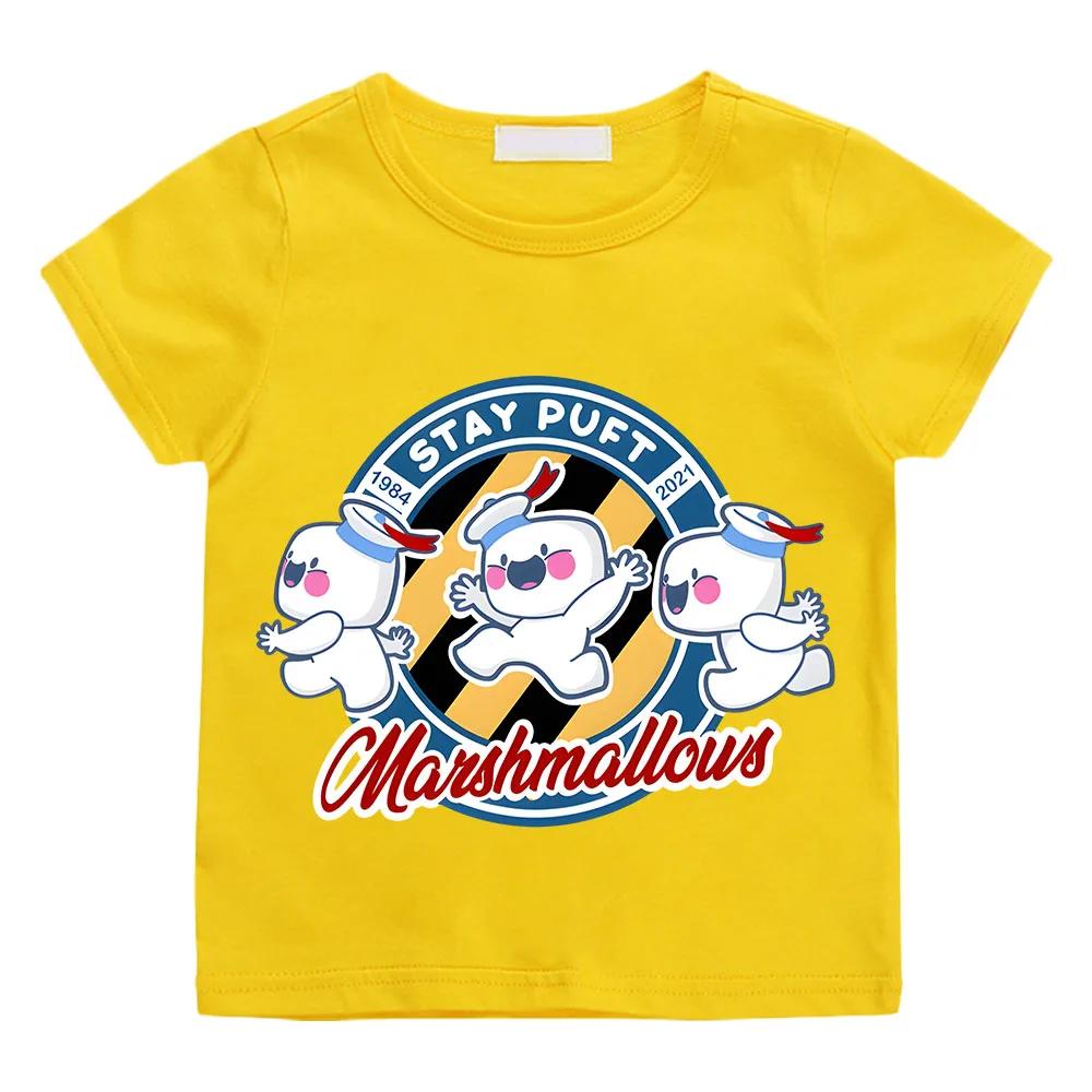 Ghostbusters Childrens Tshirt Print T Shirt for Kids 100 Cottton Short Sleeve GirlsBoys Clothes Cute Summer Tops Tee Cartoon
