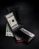 Men's wallet made of natural grain leather with a removable card holder - Rovicky