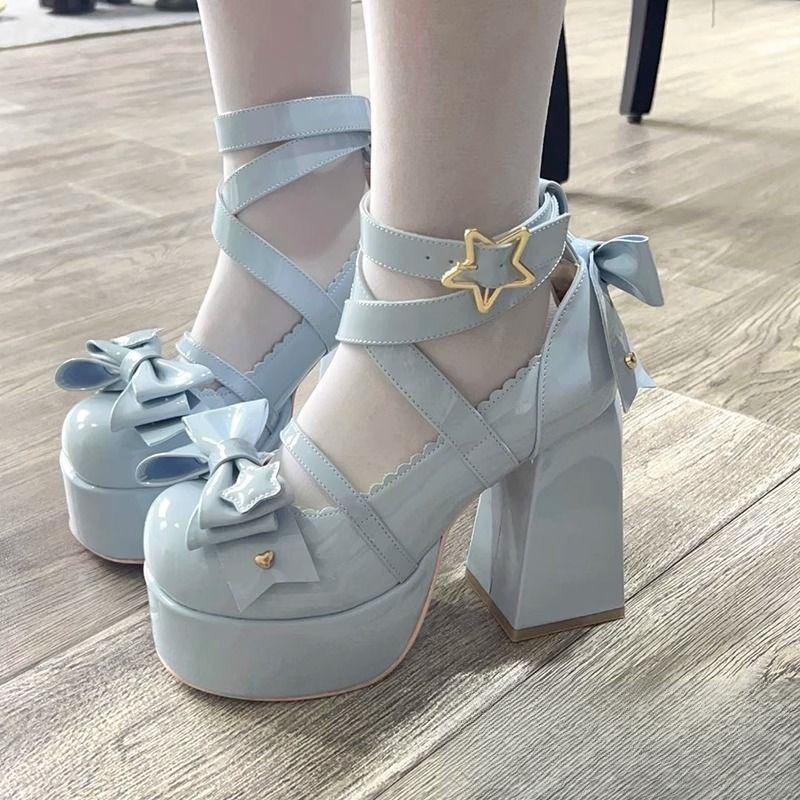 

Little Lolita Leather Shoes: Cute Princess Skirt Style with Round Toe 39