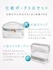 FOIROKASA Laser Transparent Makeup Large Portable Cosmetic Portable Makeup Pouch for Portable Makeup PU Perfect for Hot Business and More Pouch,