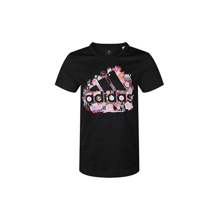Adidas Set in Sleeve T Shirt Women's Black FJ5025