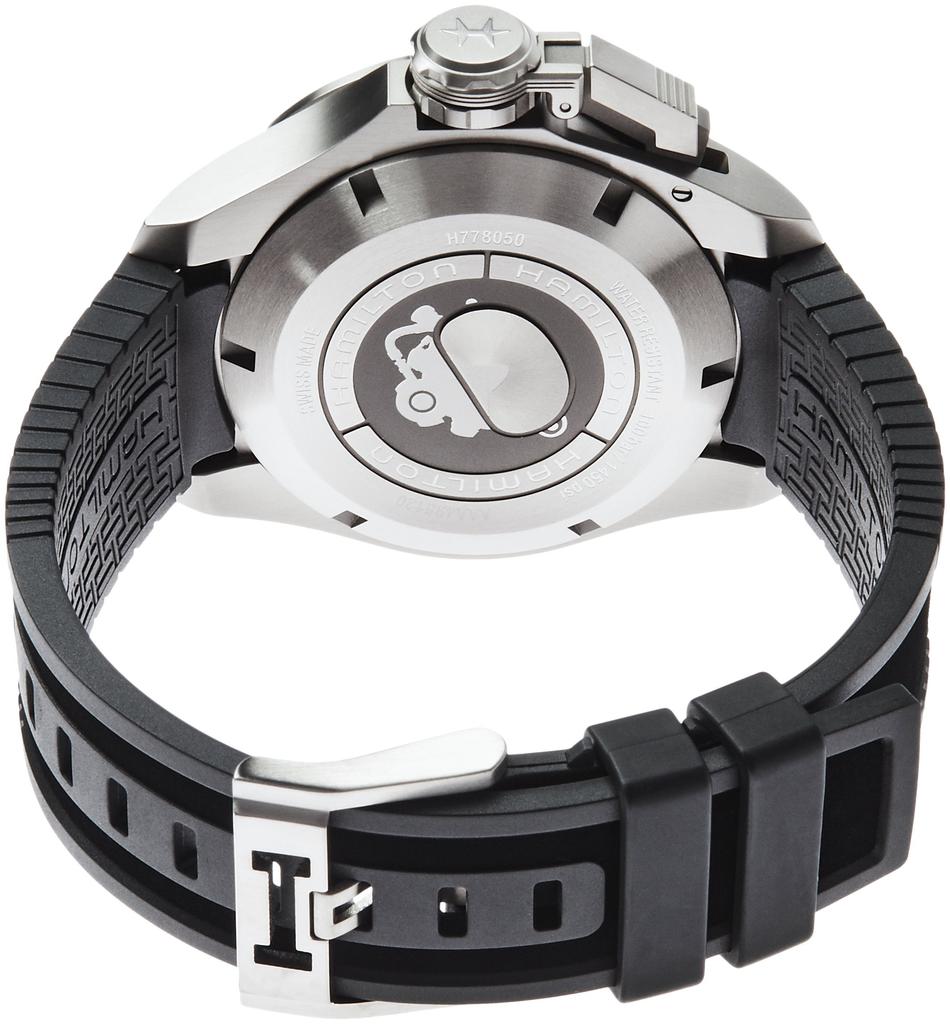 HAMILTON Watch Genuine Warranty Khaki Navy Open Water Divers H77805335 Imported [Hamilton] Men's [Regular Product]