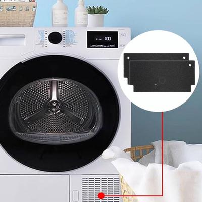 Flusenfilter Waschtrocknerfilter Waschbarer Schaumstofftextur Waschmaschinenfilter Baumwolle Perfekt für die Haushaltsgerätepflege