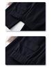 Women's Navy Blue Casual Straight-Leg Sweatpants - Spring/Summer 2025 Collection