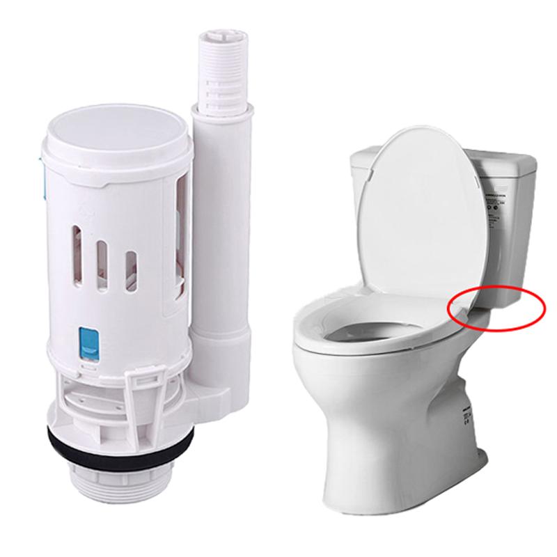 Univerzální ventily pro toalety s dvojitým splachováním, nádržka na vodu, dvojité splachování, vypouštěcí ventily, splachovací tlačítko, část nádržky na vodu pro domácí toalety s sedátky
