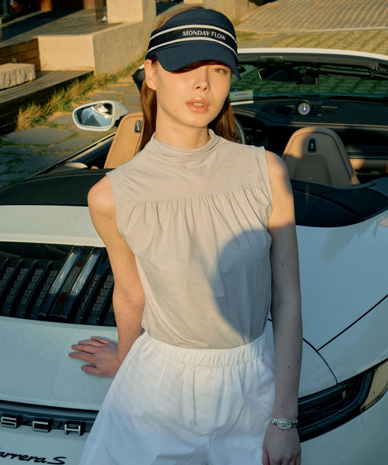 Monday Flow Cool Airy Top_Light Gray S(55)