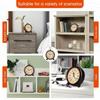 Retro Battery Alarm Clock Hangable Mechanical Clock Desk Quartz Clock  Housewarming Gift
