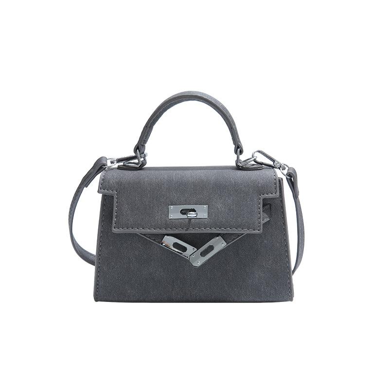 Fashion Solid Color Women's Spring and Summer New Casual Texture Messenger Bag Simple Solid Color Shoulder Bag