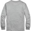 Polo Ralph Lauren Logo Embroidered Solid Color Crew Neck Long Sleeve Sweater Kids sweater Gray 323854677-069