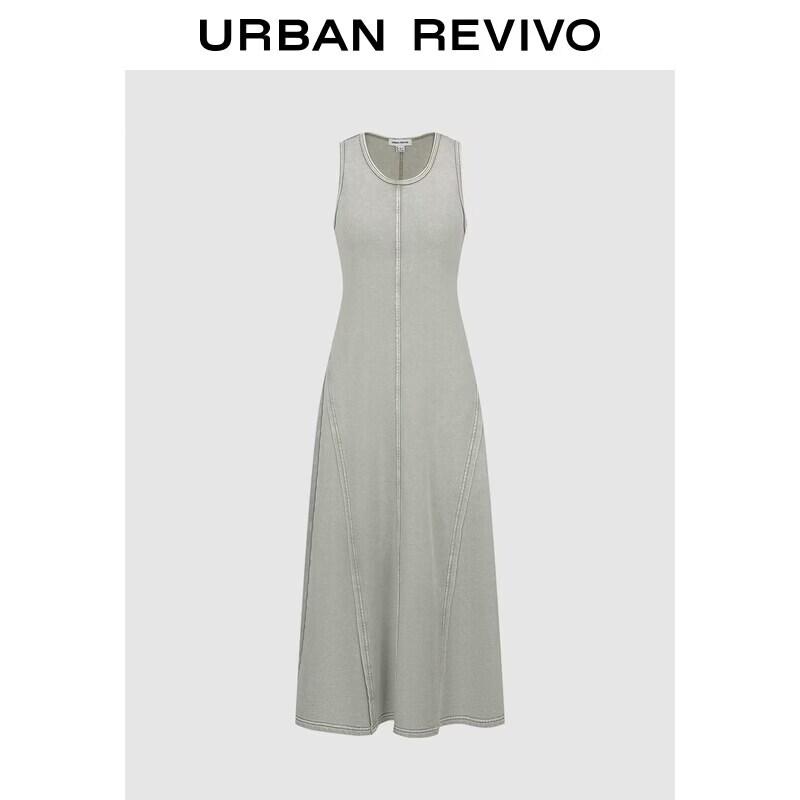 UR Women s Trendy U-Neck Slim-Fit Midi Dress L