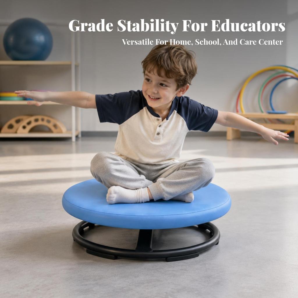 Sensory Rotation Disc Stable Sit and Rotate Toy Slim for Clinical Care