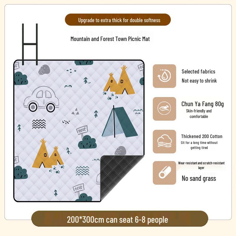 Thickened Portable Non-Slip Outdoor Baby Crawling & Picnic Mat