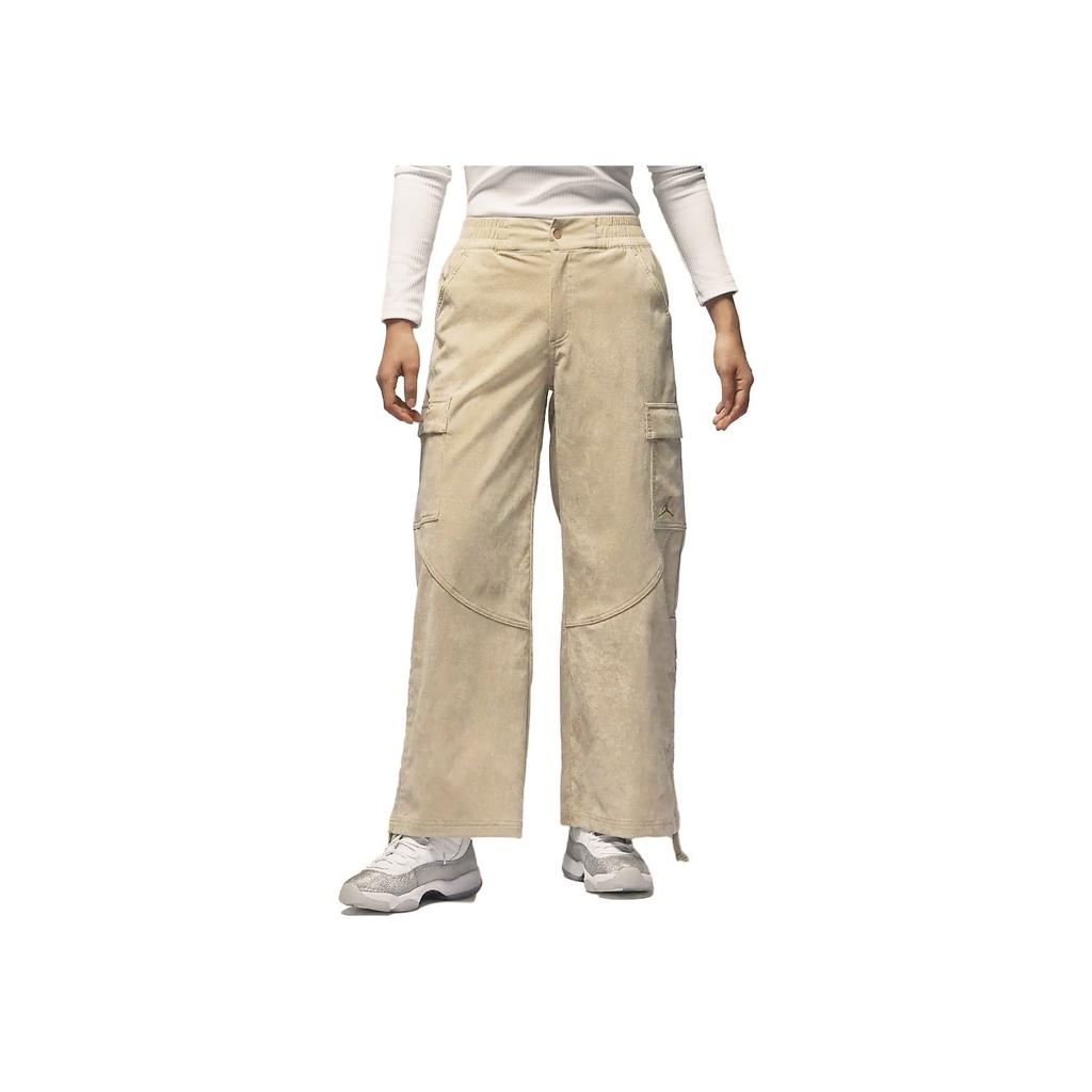 Jordan Chicago Solid Color Multi-Pocket Casual Knit Joggers Women Bottoms Desert-Yellow FD8210-277