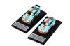 MODELCOLLECT RWB 930 Light GT Wing Ducktail Set Completed Product 1/64 Blue/Orange &