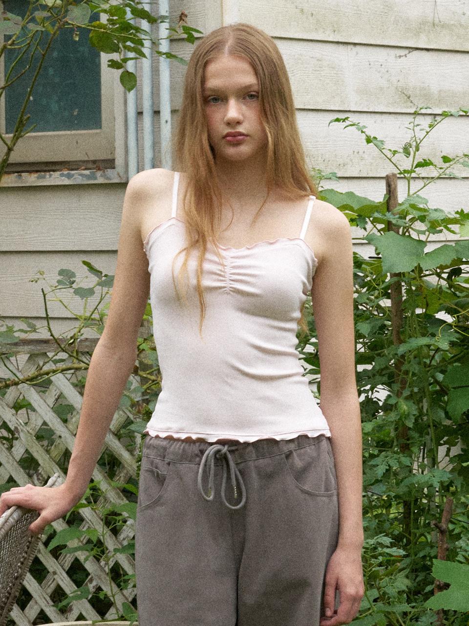 Heatherment Fairy Shirring Camisole (Soft Pink) Soft Pink/Os