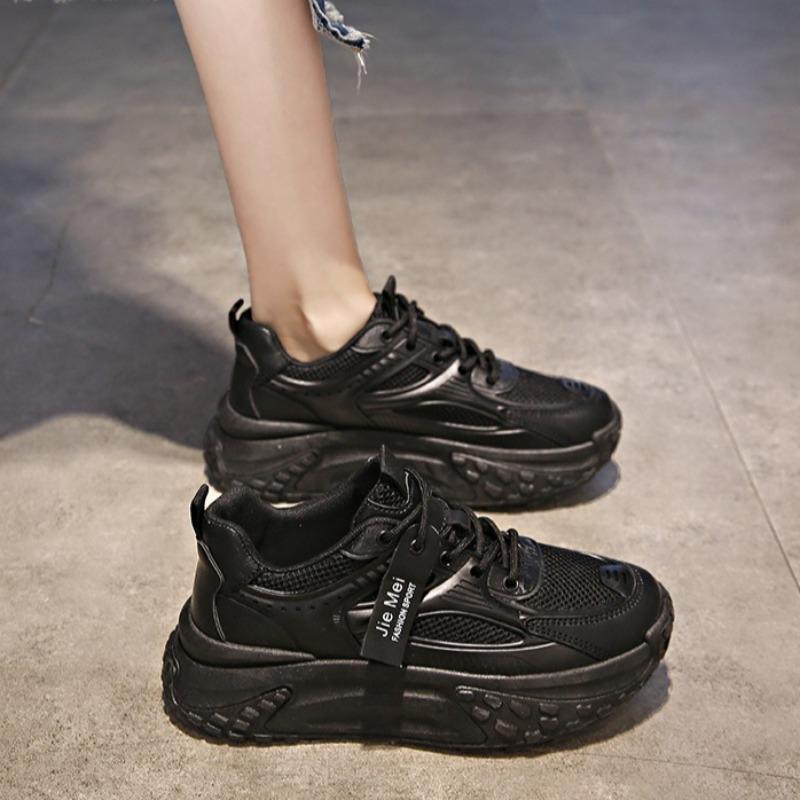 2025 Large Size Women Sneakers Summer Casual Breathable Mesh Flats Chunky Sneakers Plus Size 41 womens shoes Chaussures Femme