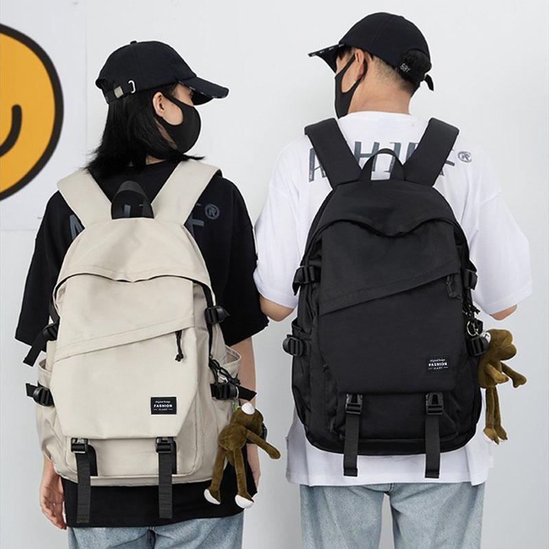 Backpack Men'S Versatile Large Capacity Travel Backpack Female Junior High School High School Student School Bag