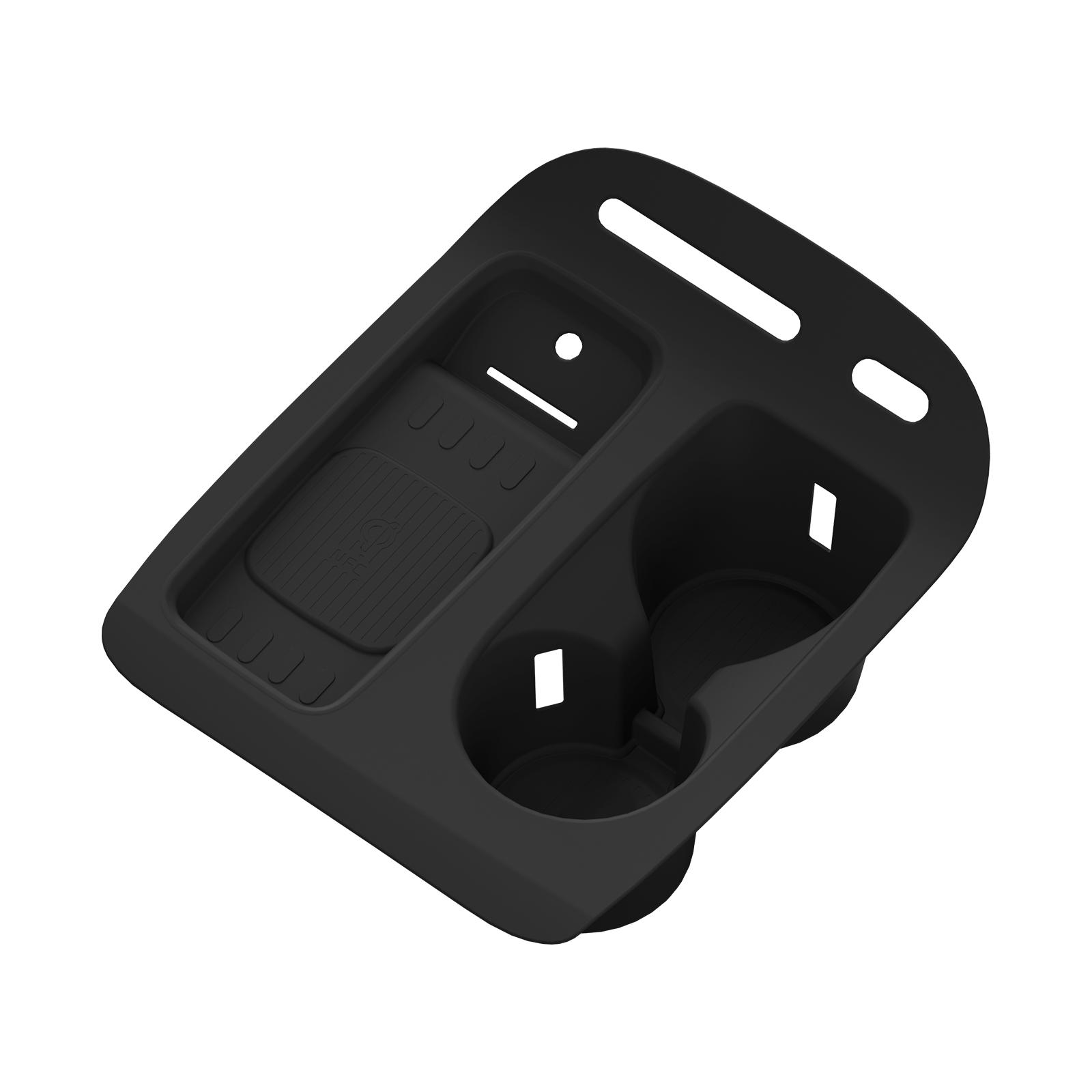 

for Hyundai Palisade 2026 Water Cup Holder Storage Box With Non-slip Wireless Charging Mat Central Protective Pad Accessories