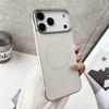 Plating Frameless Matte Leather Magnetic Case For For Iphone 17 Pro Max 16 13 14 15 Plus For Magsafe Thin Heat Hissipation Cover