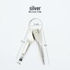 Portable EDC Multi-tool Pocket Screwdriver with Flathead, Phillips Heads, and Keychain