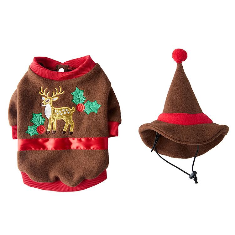 Polyester Shark Design Cross-border New Christmas Halloween Transformation Costume for Small Medium-Sized Dogs All Seasons